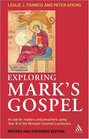Exploring Mark's Gospel An Aid for Readers And Preachers Using Year B of the Revised Common Lectionary