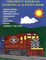 Children's Railroad Learning  Activity Book