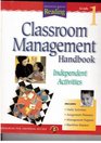 Classroom Management Handbook Independent Activities