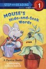 Mouse's HideandSeek Words