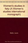 Women's studies in Italy