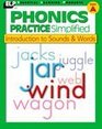 Phonics Practice Simplified Introduction to Sounds  Words