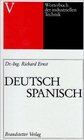 Wrterbuch der industriellen Technik 05 Deutsch  Spanisch