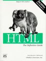 HTML The Definitive Guide