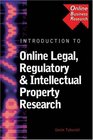 Introduction to Online Legal Regulatory  Intellectual Prop