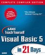 Sams Teach Yourself Visual Basic 5 in 21 Days Complete Compiler Edition