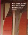 Statistics for Business and Economics