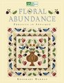 Floral Abundance Applique Designs Inspired by William Morris