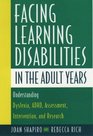 Facing Learning Disabilities in the Adult Years