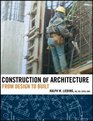 Construction of Architecture From Design to Built