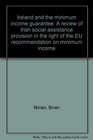 Ireland and the  minimum income guarantee   A review of Irish social assistance provision in the light of the EU recommendation on minimum income