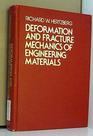 Deformation and Fracture Mechanics of Engineering Materials