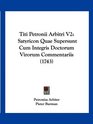 Titi Petronii Arbitri V2 Satyricon Quae Supersunt Cum Integris Doctorum Virorum Commentariis