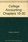 College Accounting Chapters 1630
