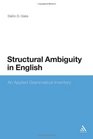 Structural Ambiguity in English An Applied Grammatical Inventory