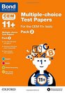 Bond 11 MultipleChoice Test Papers for the CEM 11 Tests Pack 2