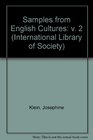 SAMPLES FROM ENGLISH CULTURES Vol 2
