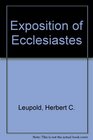 Exposition of Ecclesiastes
