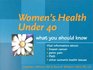 Women's Health Under 40 What You Should Know