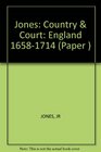 Country and Court England 16581714