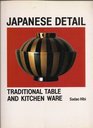 Japanese Detail Traditional Table and Kitchenware