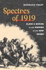 Spectres of 1919 Class and Nation in the Making of the New Negro