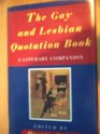The Gay and Lesbian Quotation Book