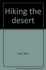 Hiking the desert