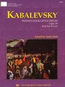 GP387  Kabalevsky TwentyFour Little Pieces Opus 39 For The Piano