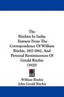 The Ritchies In India Extracts From The Correspondence Of William Ritchie 18171862 And Personal Reminiscences Of Gerald Ritchie