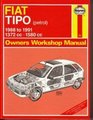 Fiat Tipo Owners Workshop Manual