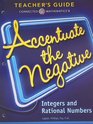 Connected Mathematics 3 Teacher's Guide Accentuate the Negative