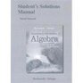 Student's Solutions Manual for Beginning and Intermediate Algebra with Applications  Visualization