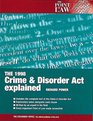 The 1998 Crime  Disorder ACT Explained