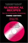 Numerical Recipes Source Code CDROM 3rd Edition The Art of Scientific Computing