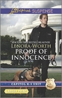 Proof of Innocence (Capitol K-9 Unit, Bk 6) (Love Inspired Suspense, No 477) (Larger Print)