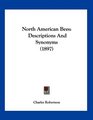 North American Bees Descriptions And Synonyms