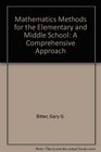 Mathematics Methods for the Elementary and Middle School A Comprehensive Approach