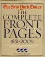 The New York Times:The Complete Front Pages 1851-2009 Updated Edition