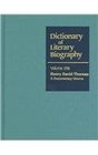 Dictionary of Literary Biography Henry David Thoreau A Documentary Volume