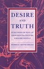 Desire and Truth  Functions of Plot in EighteenthCentury English Novels