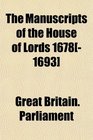 The Manuscripts of the House of Lords 1678