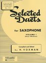 Selected Duets for Saxophone Vol 1 Easy to Medium