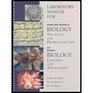 Laboratory Manual for Starr/Taggart's Biology The Unity and Diversity of Life 9th and Starr's Biology Concepts and Applications 5th