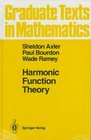 Harmonic Function Theory