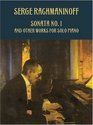 Sonata No 1 and Other Works for Solo Piano