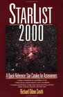 StarList 2000 A Quick Reference Star Catalog for Astronomers