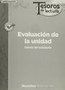 Tesoros de lectura A Spanish/Reading/Language Arts Program Grade K Unit Assessment Book