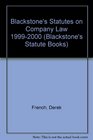 Blackstone's Statutes on Company Law 19992000