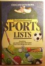 The Book of Sports Lists
